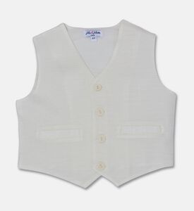 Jules & Juliette Paris V-neck Buttoned Knit Vest, Packshot View