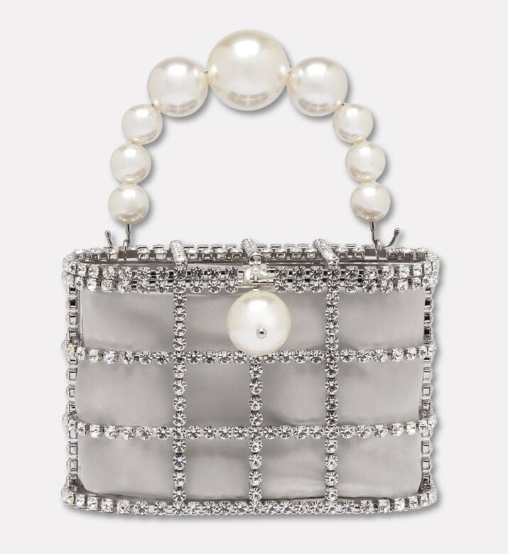 Rosantica Crystal-embellished Holli Charm, Silver, Packshot View