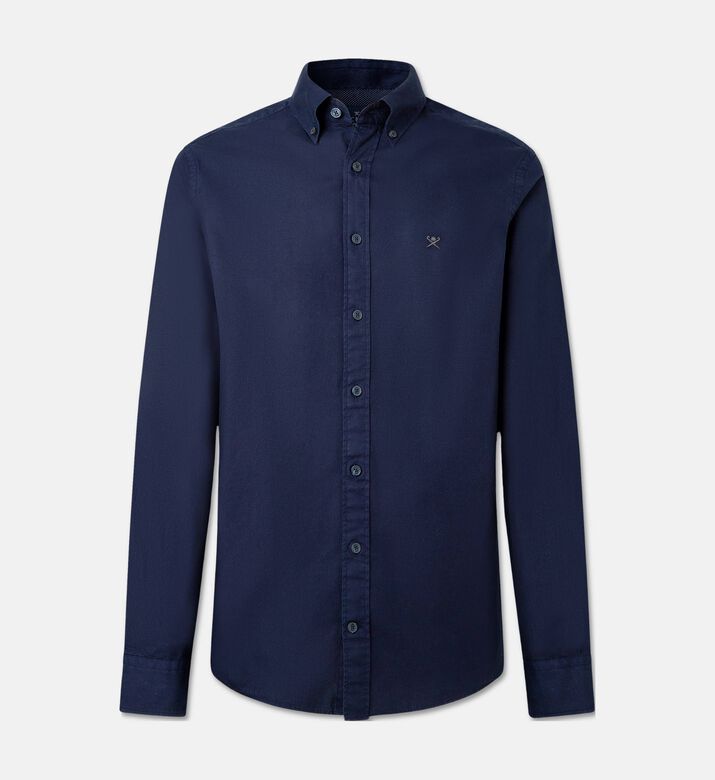 Hackett London Shirt Oxford, Navy, M, Packshot View