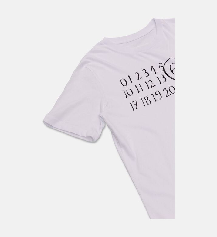MM6 Numeric Logo-print T-shirt, Packshot View