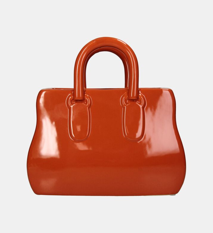 مزهرية فخار ناعم بشكل حقيبة تسوق