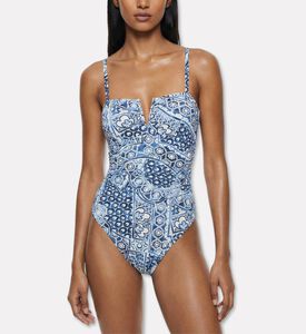 Ralph Lauren V-wire One-piece Swimsuit, Model View