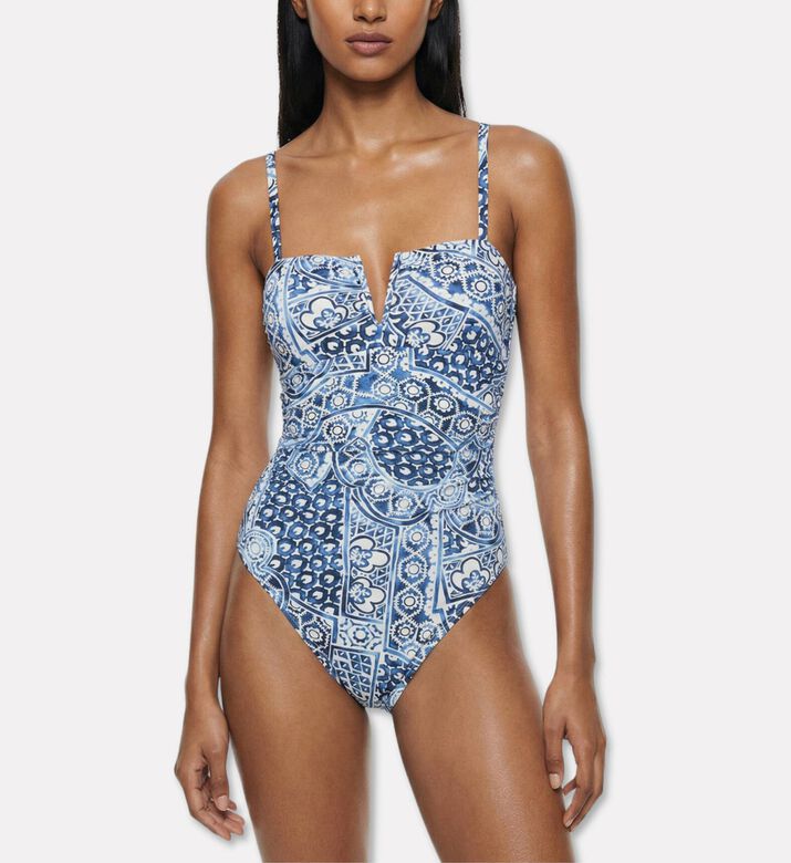 Ralph Lauren V-wire One-piece Swimsuit, Model View