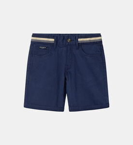 Knitted Stripe Tape Shorts