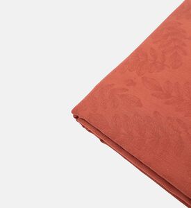 Jacquard Vegetal Mood Cotton Tablecloth, Red, 150x220-cm, Packshot View