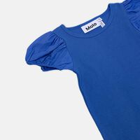 Raluca Ribbed Puff-sleeve T-shirt