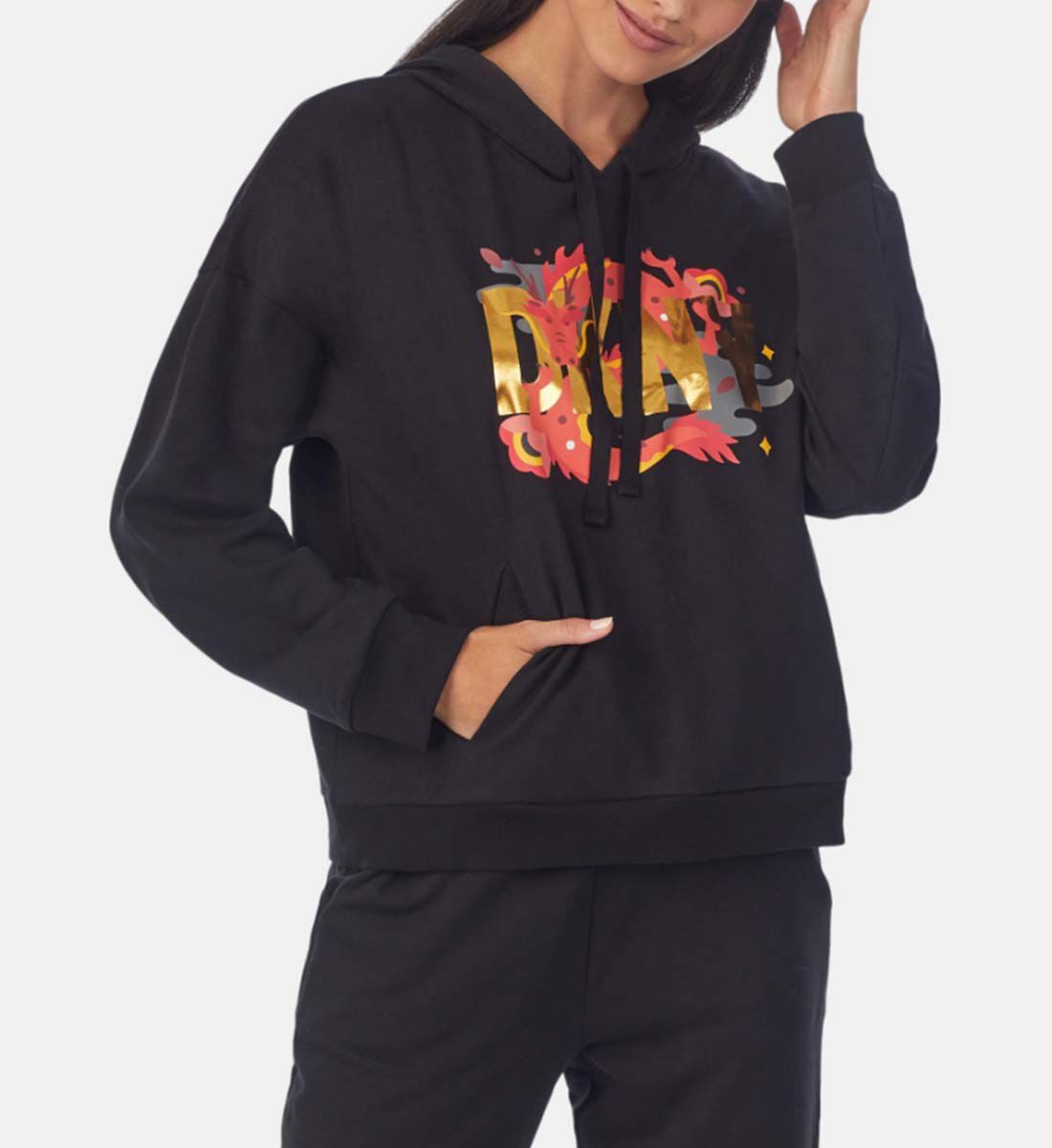 Dkny Hoodie Jogger Pajama 2 piece Set Sets Galeries