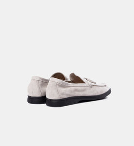 Suede Tassel Loafer