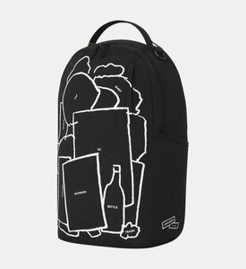 Sprayground Emuni Black Dlxsr Backpack, Packshot View