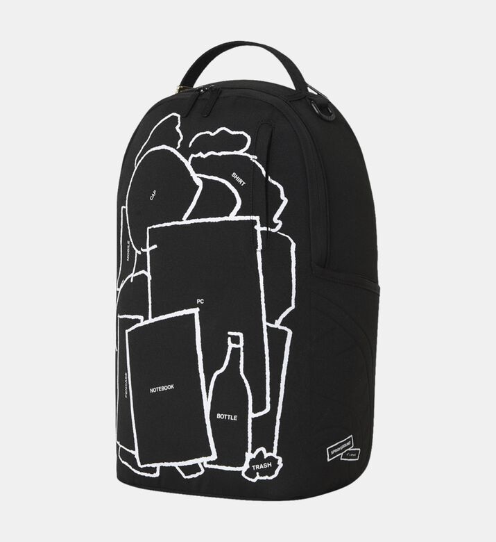 Sprayground Emuni Black Dlxsr Backpack, Packshot View