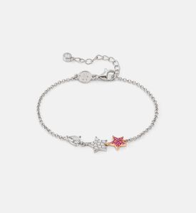 سوار لوسينتيسيما فضي مرصع بنجمة بزركونيا مكعبة