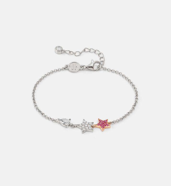 Lucentissima Star Cubic Zirconia Silver Bracelet