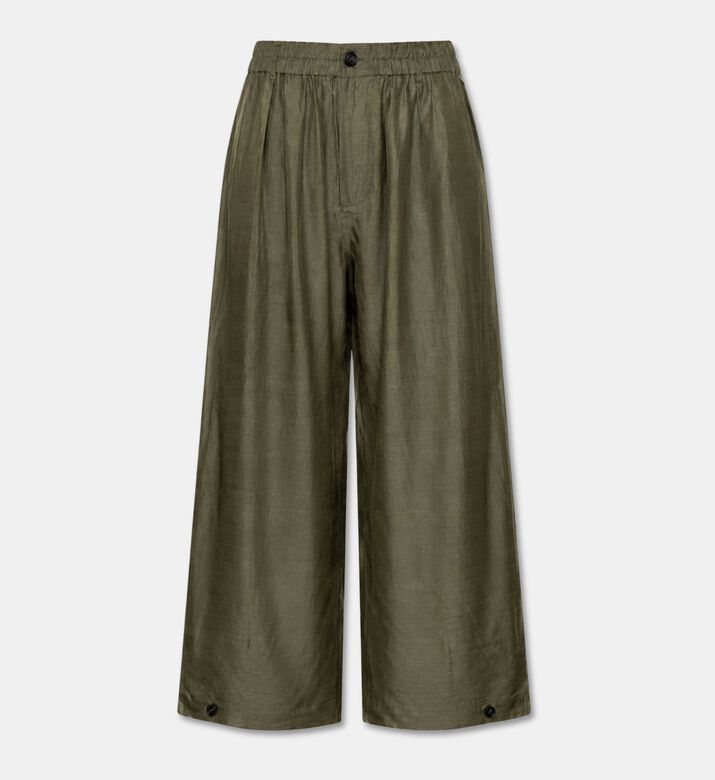 Soeur Vernon Pleated Silk Wide-leg Pants, Packshot View