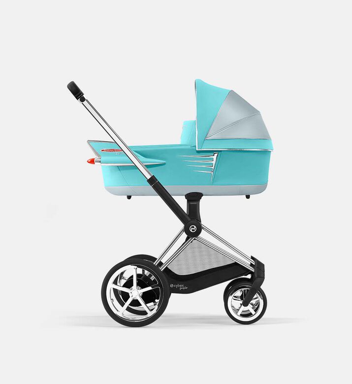 Cybex Fashion Collection Priam Lux Carrycot - Jeremy Scott Car, Packshot View