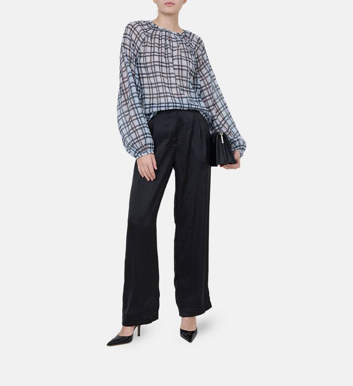 Savira Checked Blouse
