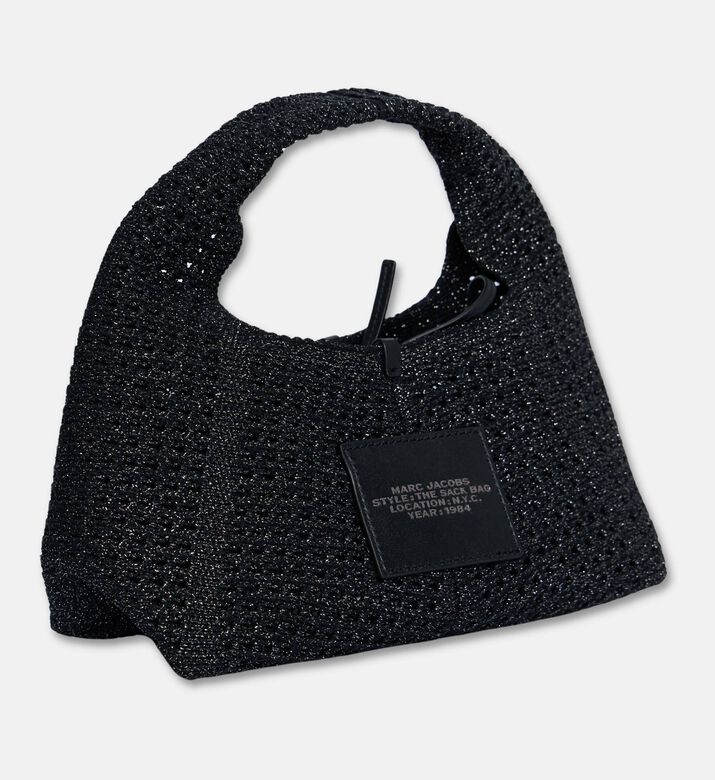 Marc Jacobs Mini Woven Sack Bag, Black, Packshot View