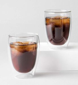 طقم أكواب بافينا بجدار مزدوج بقطعتين