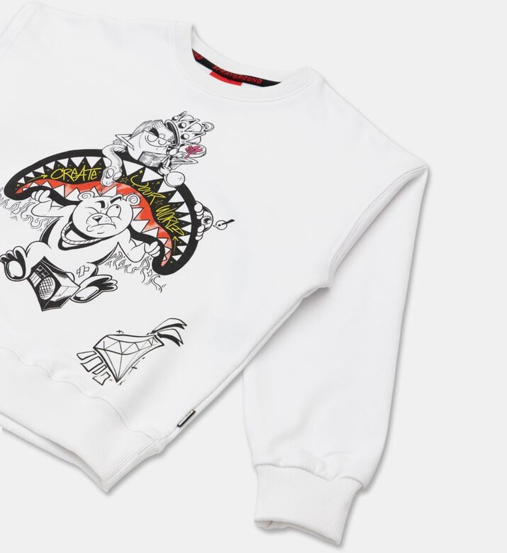 Sprayground Graphic Crewneck Sweatshirt, Packshot View