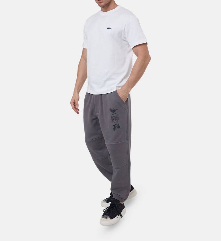 Embroidered Logo Drawstring Waist Paneled Tracksuit Pants