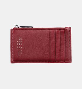 Camille Fournet Alligator Calf Leather Wallet, Burgundy, Packshot View