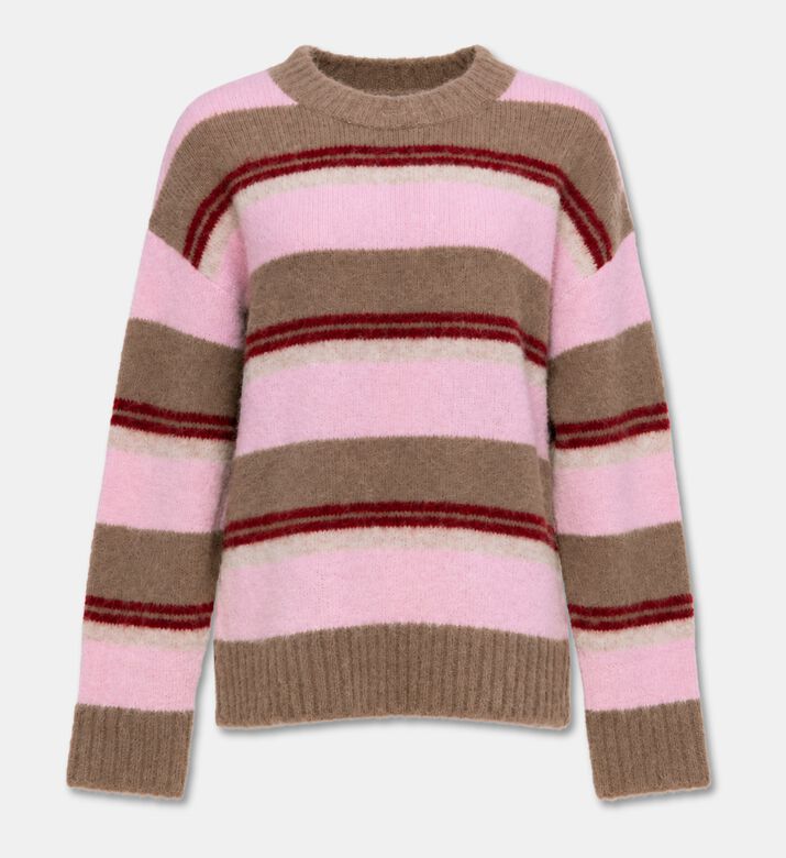 Samsoe Sajeanne Striped Knit Sweater, Packshot View