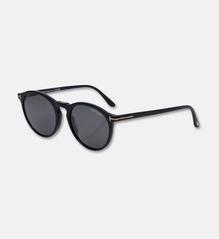 Tom Ford Square Gradient Lenses Sunglasses 52, Black, Packshot View