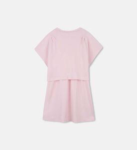 فستان إنترلوك بتأثير معدني