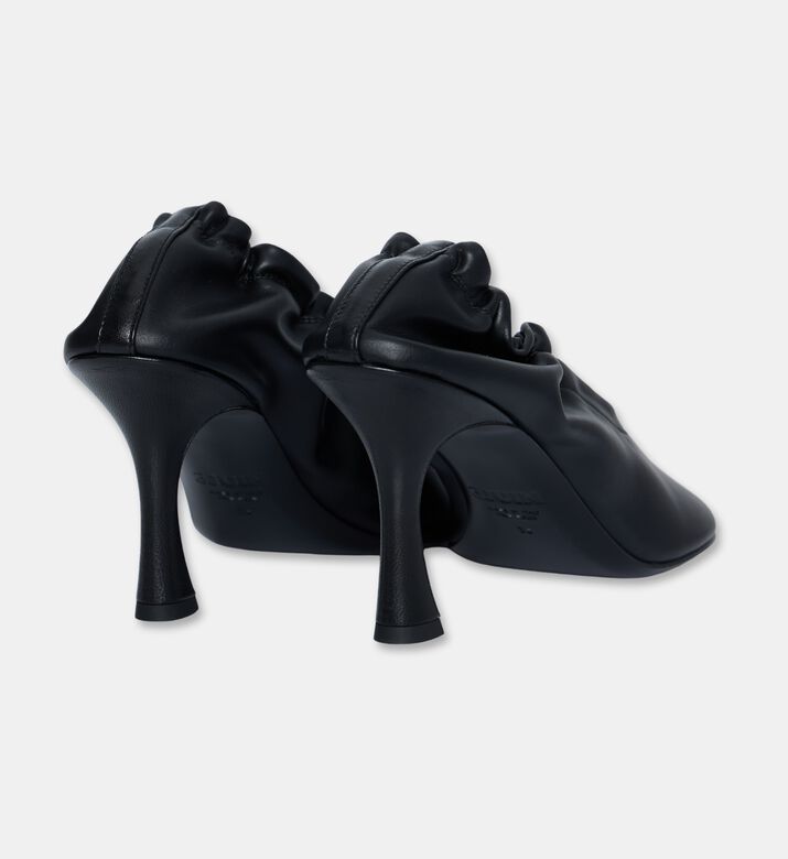 3 Juin Leather Ruched Pointed-toe Heels, Packshot View