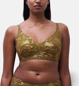 Chantelle Bra, Olive, 85, E, Model View