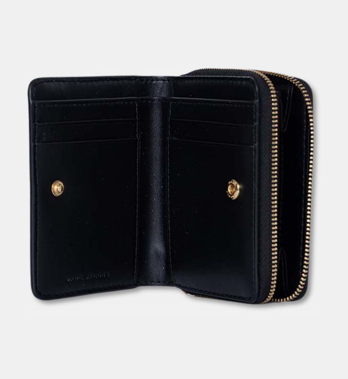Marc Jacobs The Leather Mini Compact Wallet, Black, Packshot View