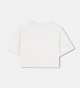 تيشيرت بطبعة عالية الكثافة بتأثير معدني