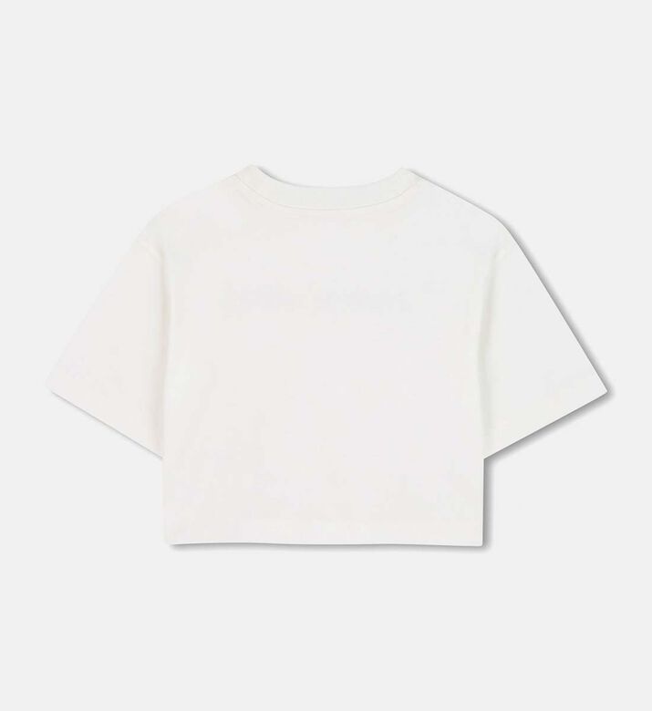 Metallic-effect High-density Print T-shirt