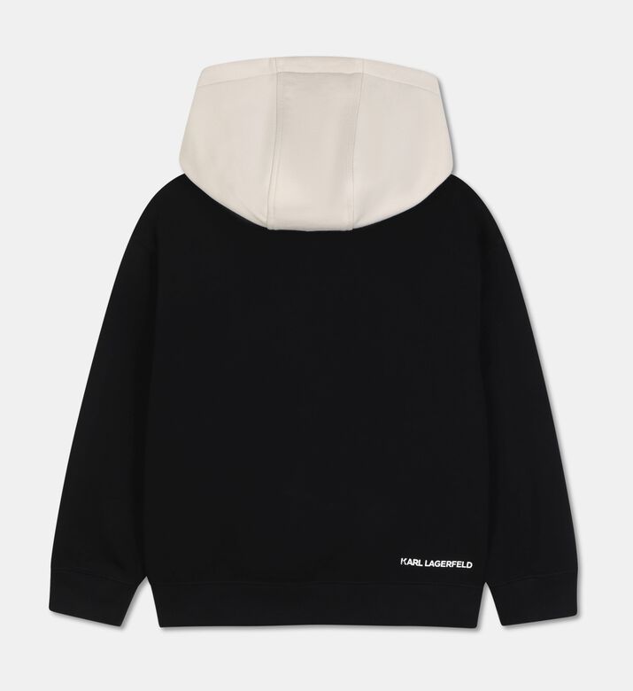Karl Lagerfeld Contrast-hood Logo Hoodie, Packshot View