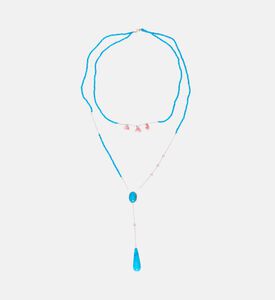 سلسال بحجر مرجان فيروزي