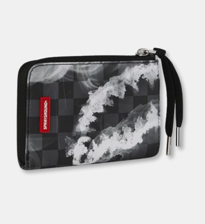 Sprayground Sip N Smoke Zip Closure Wallet, Packshot View