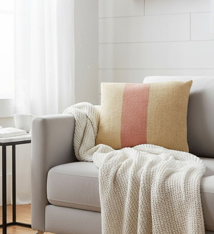 Home Deco and More Ges Color Block Pillow, Packshot View