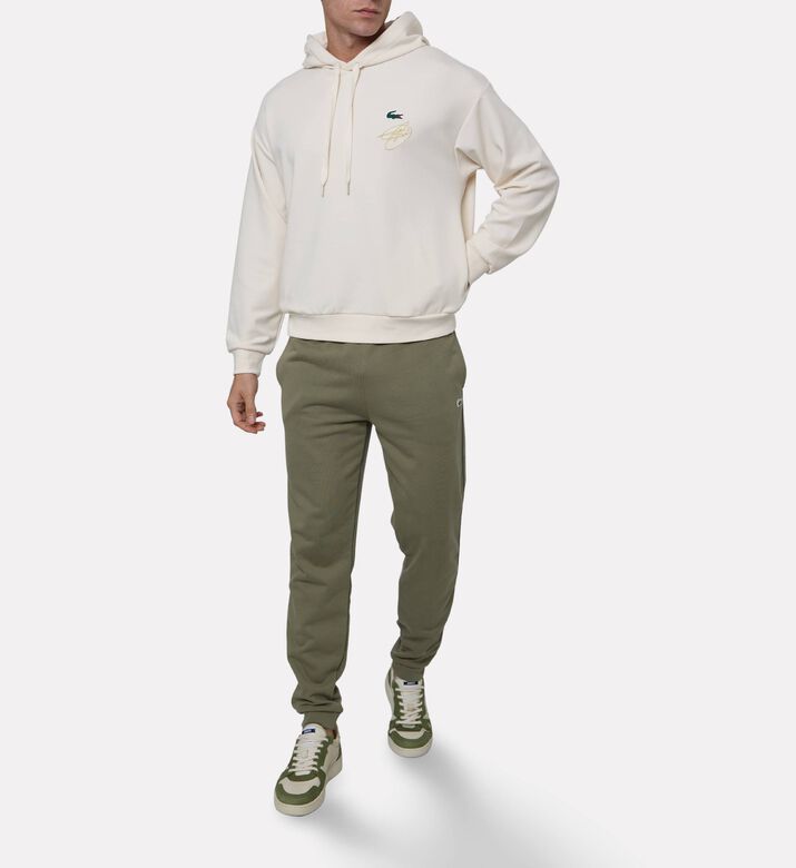 Lacoste Cotton-blend Hooded Sweatshirt, Model View