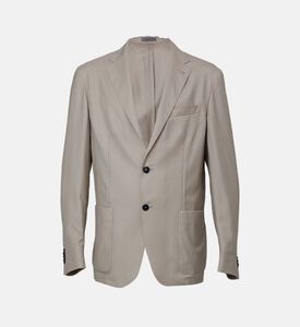 جاكيت بجيوب داخلية بصف أزرار واحد