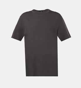 تيشيرت قطن بأكمام قصيرة