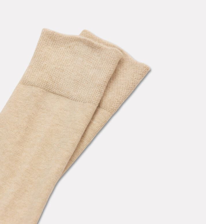 Falke Ribbed Plain Socks, Sand-mel., 47-50, Packshot View