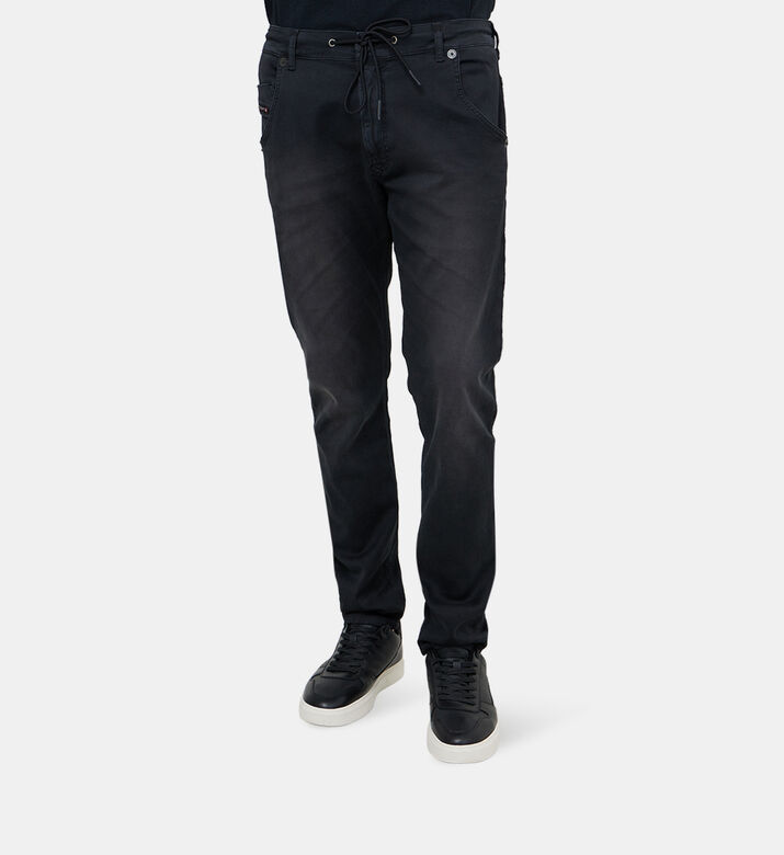 Tapered Drawstring Waist Jeans Tapered Drawstring Waist Jeans