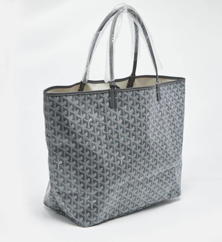 Goyard Preowned Goyard Grey Goyardine Coated Canvas Gm Tote, Packshot View