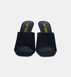 Aria Suede High-heel Mules