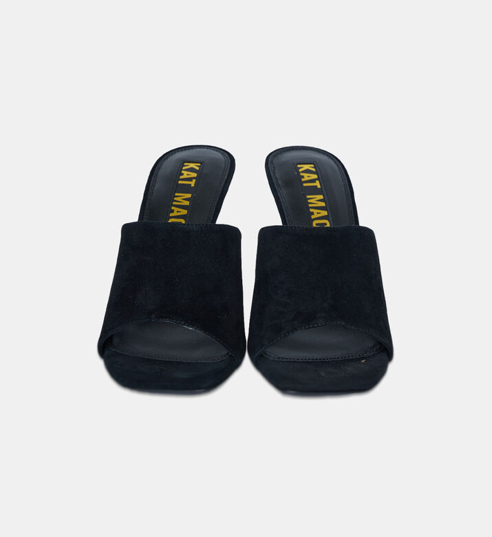 Aria Suede High-heel Mules