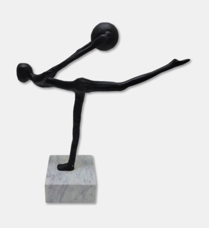 Home Deco and More Ballerina Balance Marble Base Figurine, Packshot View