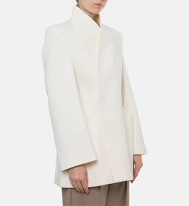 Source Unknown Long-sleeve Wrap Blazer, Model View