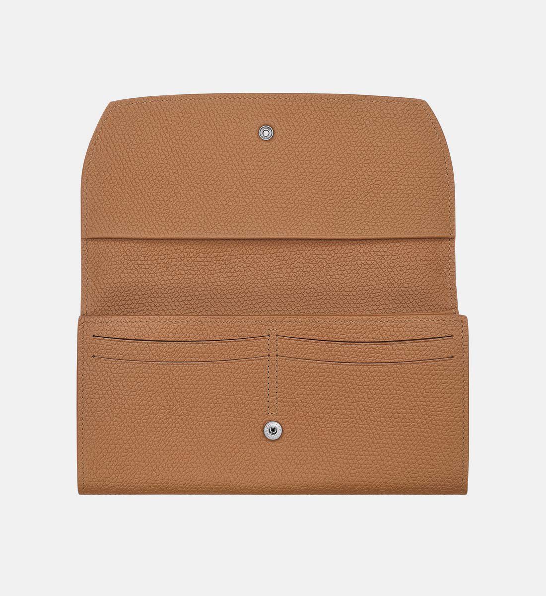 Longchamp le foulonne leather french wallet discount