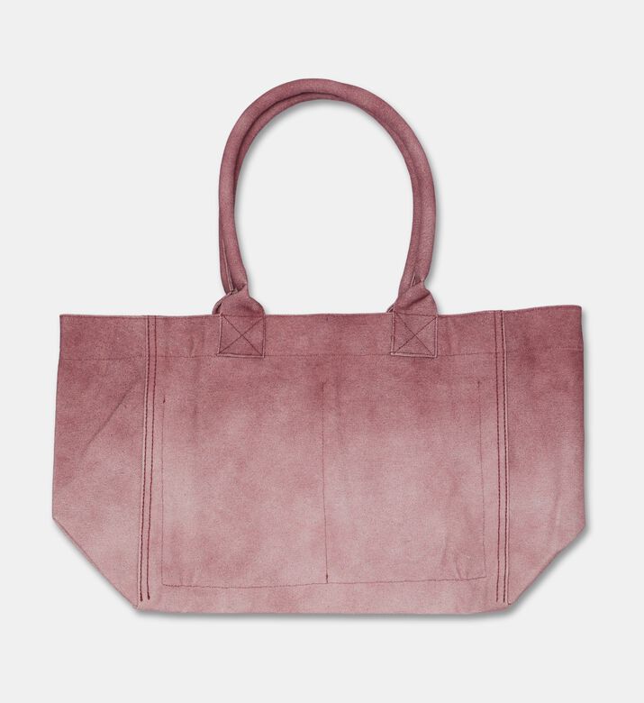 Isabel Marant Logo-embroidered Suede Tote Bag, Red, Packshot View