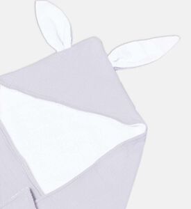 منشفة بغطاء للرأس من قطن الموسلين على شكل آذان أرن