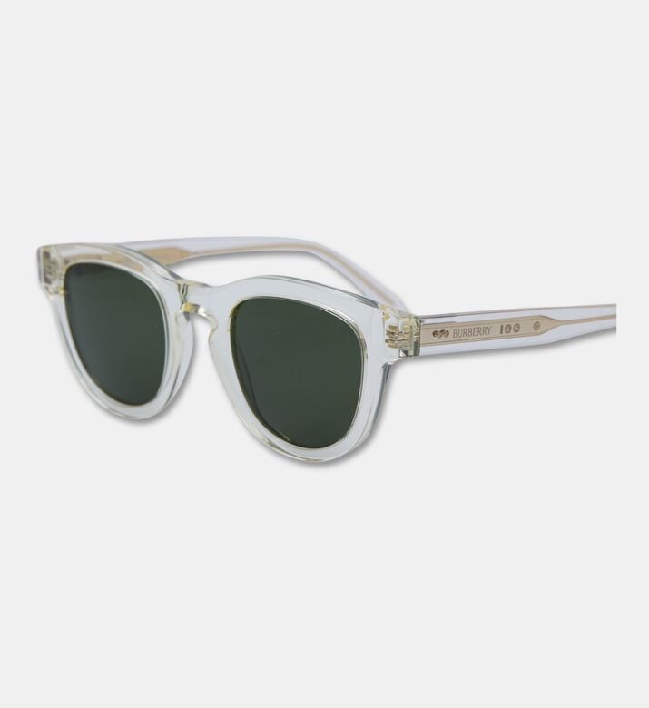 Burberry Phantos-shaped Transparent Frame Sunglasses, Packshot View